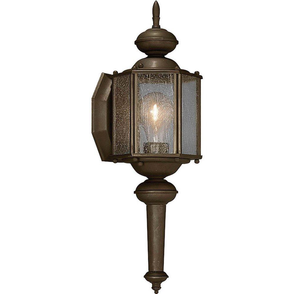 Progress Lighting Roman Coach 5-3/4 in. 100 W 1-Light Medium Lantern in Antique Bronze
