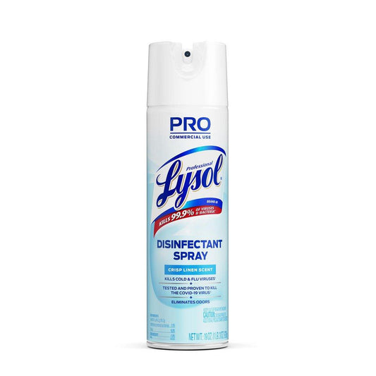 Lysol PRO SOLUTION Crisp Linen® 19 oz. Fragrance Disinfectant Spray (12 Per Case)