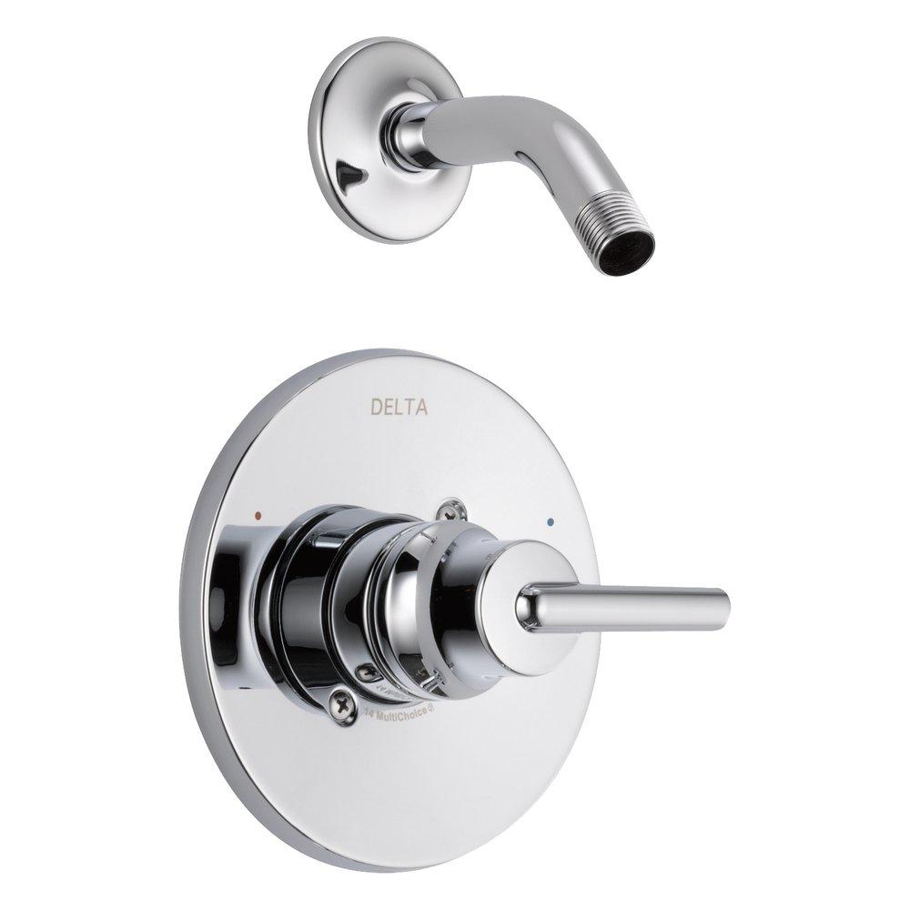 Delta Faucet Trinsic® Single Handle Shower Faucet in Chrome (Trim Only) (Showerhead Sold Separately)