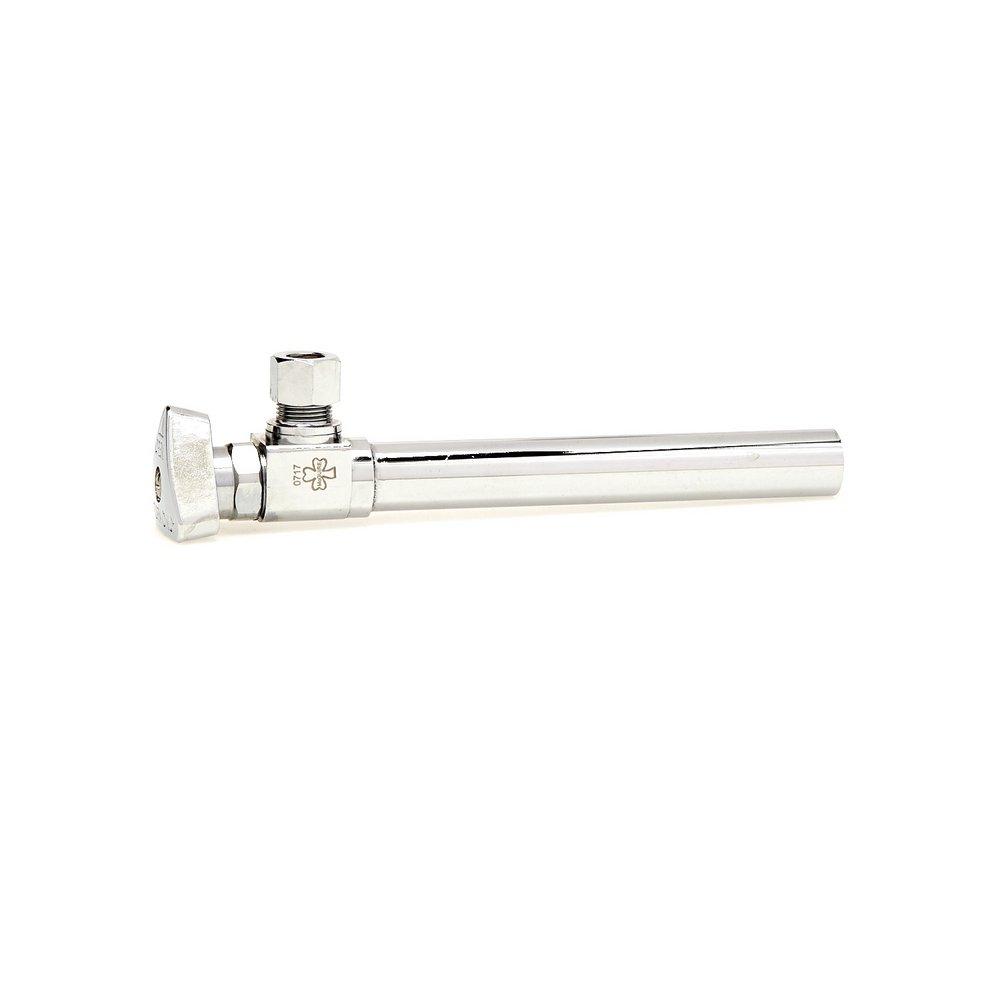 McGuire Manufacturing Convertible™ 1/2 x 1/4 in. Sweat x OD Tube Loose Key Angle Supply Stop Valve in Chrome Plated