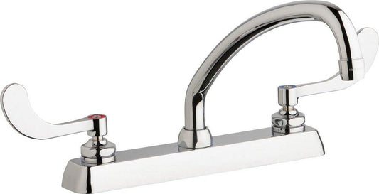 Two Handle Kitchen Faucet in Polished Chrome