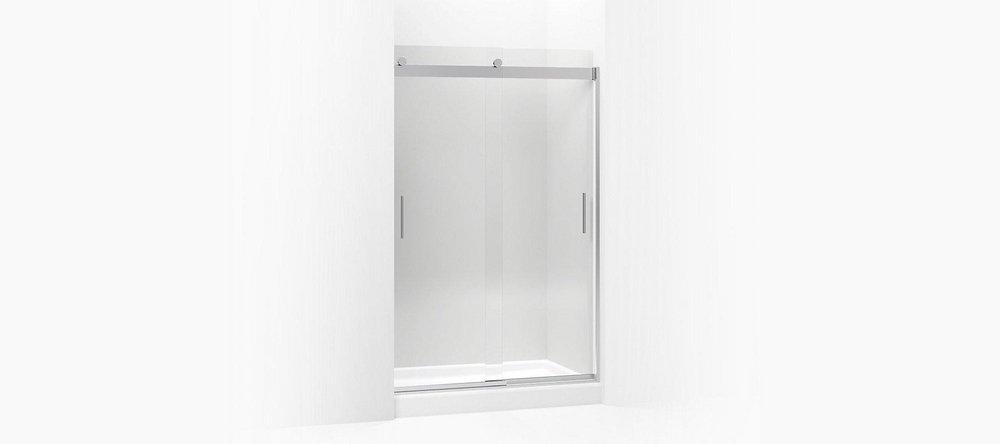 KOHLER Levity® 47-5/8 in. Shower Door with Handle in Bright Silver