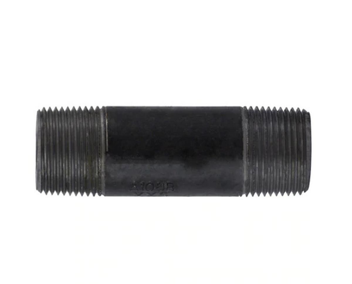 1/8 x 21 in. Threaded Extra Heavy Black Carbon Steel Ready Cut Pipe