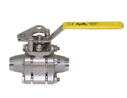 Apollo Valves 86B-500 Series 1/2 in. Stainless Steel Full Port Butt Weld 600# Ball Valve