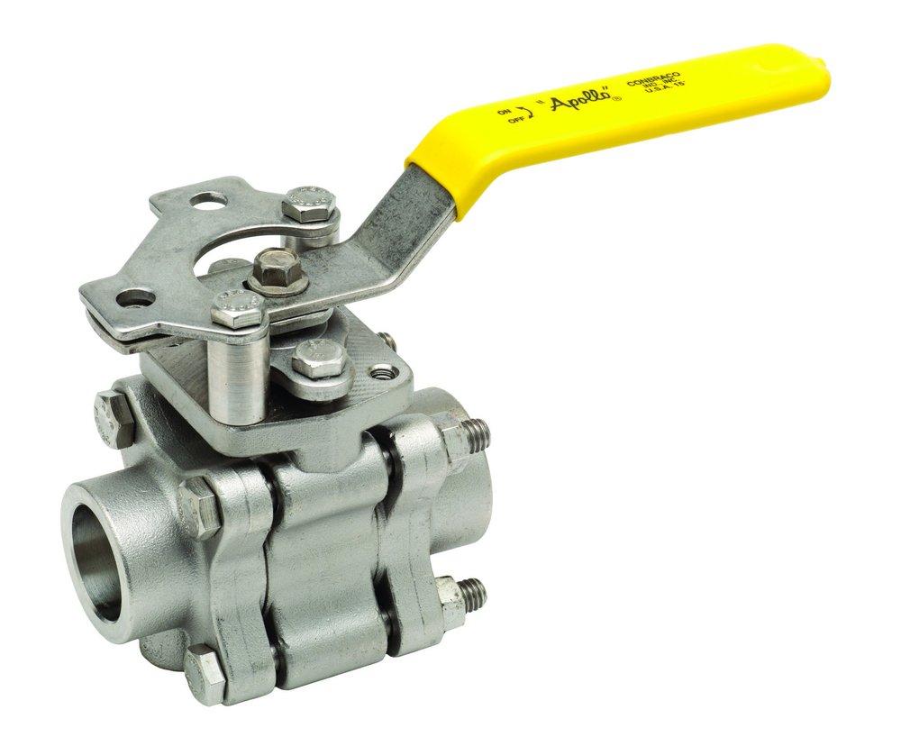 Apollo Valves 86A-200 Series 3/4 in. CF8M Stainless Steel Full Port Socket Weld 1500# Ball Valve