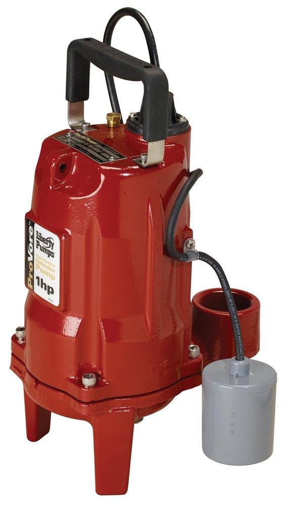 Liberty Pumps PRG Series 1 HP 115V Submersible Grinder Pump with 10 ft. Cord