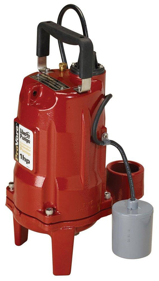 Liberty Pumps PRG Series 1 HP 115V Submersible Grinder Pump with 10 ft. Cord