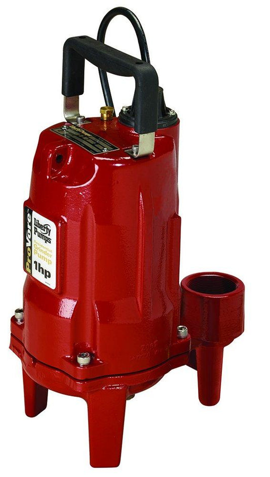 Liberty Pumps PRG Series 1 HP 115V Submersible Grinder Pump with 25 ft. Cord