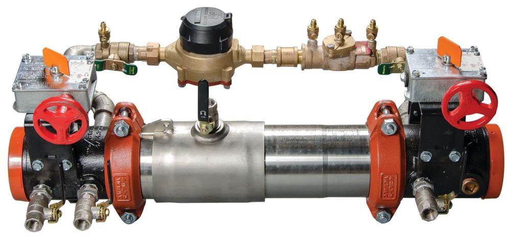 Watts Series LF757DCDA 4 in. Stainless Steel Grooved Backflow Preventer