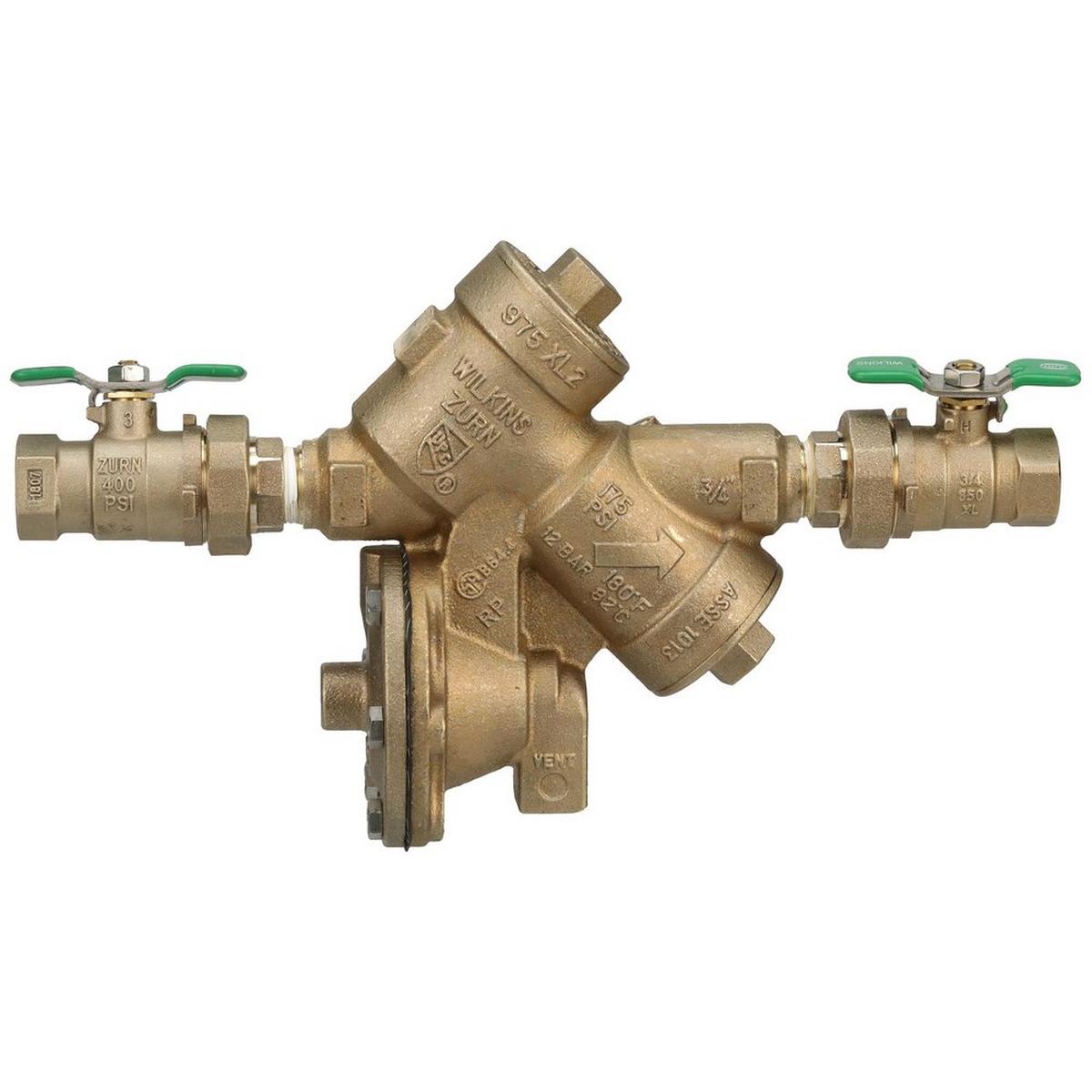 Zurn Wilkins 975XL2U 3/4 in. Cast Bronze FNPT 175 psi Backflow Preventer