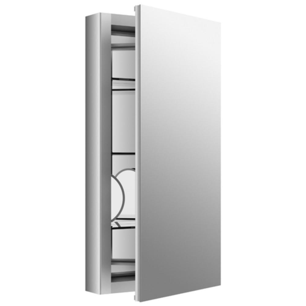 KOHLER Verdera® 15 in. 15 x 30 in. Aluminum Medicine Cabinet, Slow Closing Doors