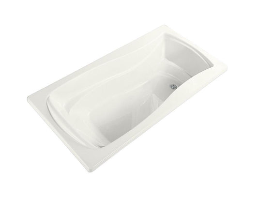 KOHLER Mariposa® 60 x 36 in. Soaker Drop-In Bathtub with Reversible Drain in White