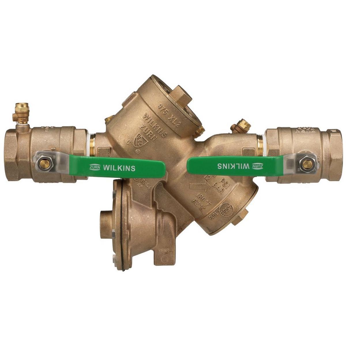 Zurn Wilkins Model 975XL2TCU 2 in. Cast Bronze Threaded 350 psi Backflow Preventer