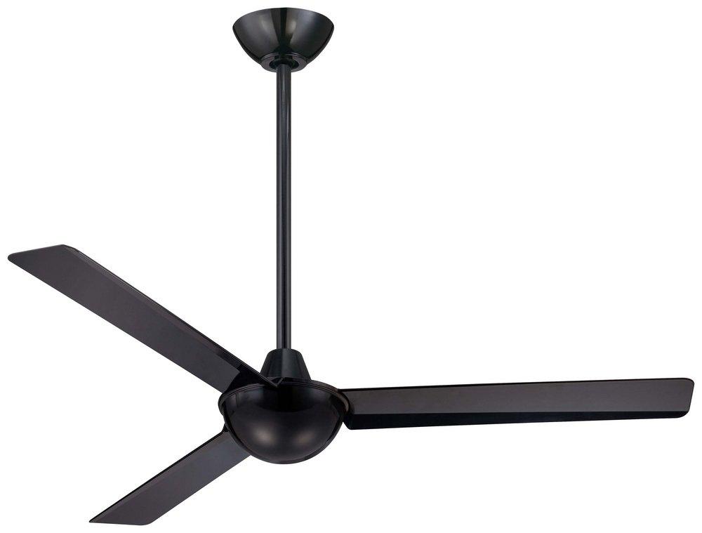 Minka Aire Kewl 52 in. 3-Blade Indoor Ceiling Fan in Black Iron