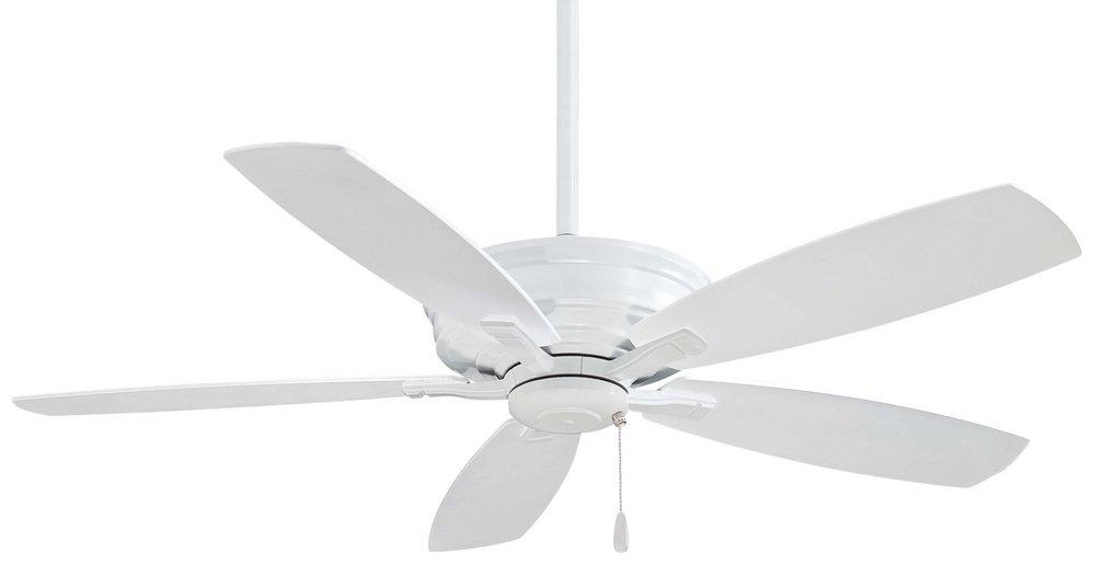 Minka Aire Kafe 52 in. 5-Blade Indoor Ceiling Fan in White