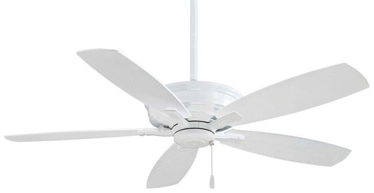 Minka Aire Kafe 52 in. 5-Blade Indoor Ceiling Fan in White