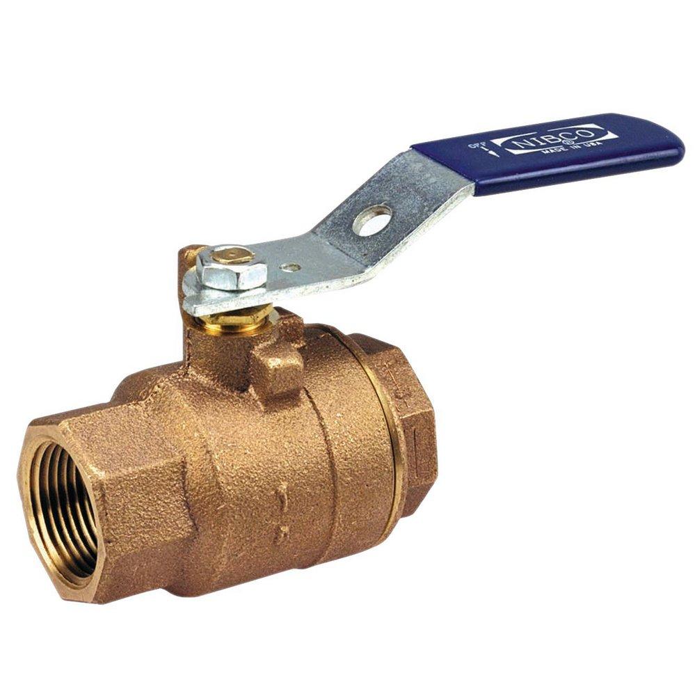 NIBCO T-585-70-66 3/4 in. Bronze Full Port NPT 600# Ball Valve