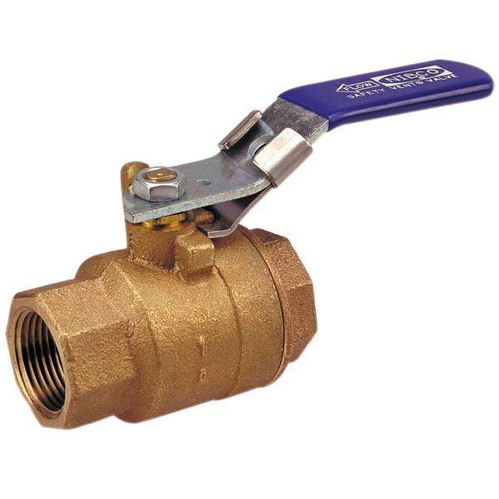 NIBCO T-585-70-SV 3/4 in. DZR Bronze Full Port NPT 600# Ball Valve