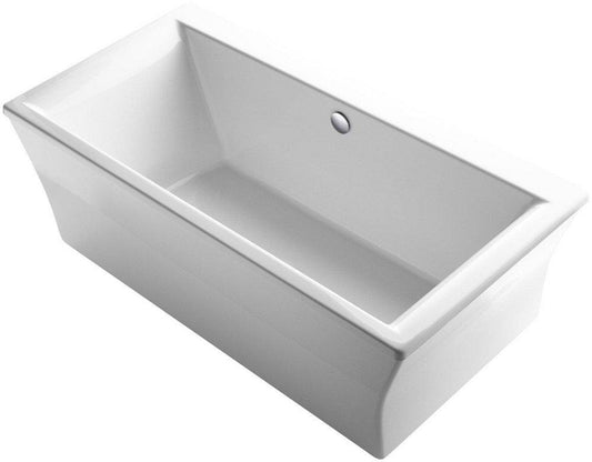 KOHLER Stargaze® 72 x 36 in. Freestanding Bathtub with Center Drain in White