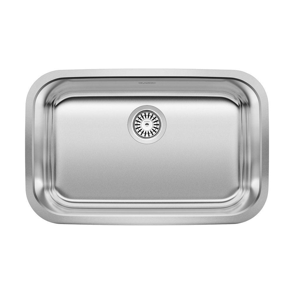 BLANCO Stellar 28 in. Undermount Stainless Steel Single Bowl Kitchen Sink