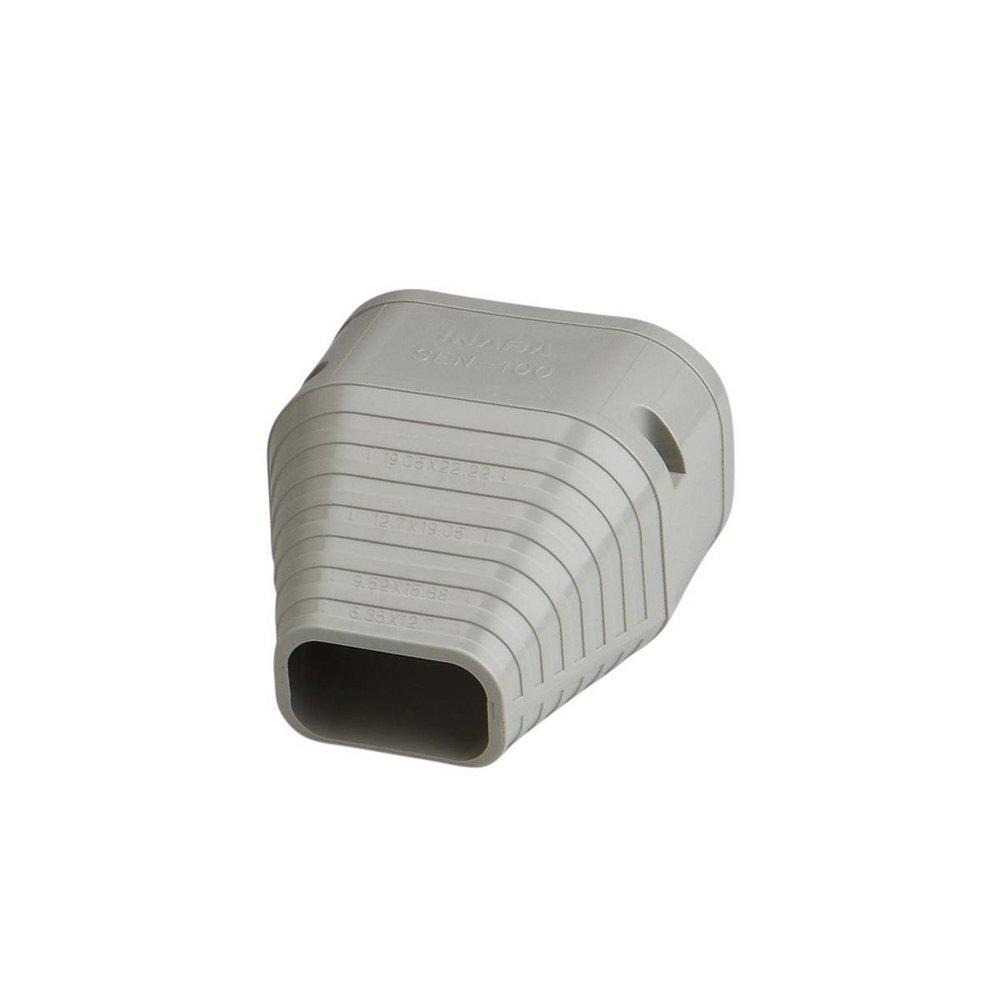 4-1/2 x 3-3/4 in. Line Set Cover System Plastic in Ivory