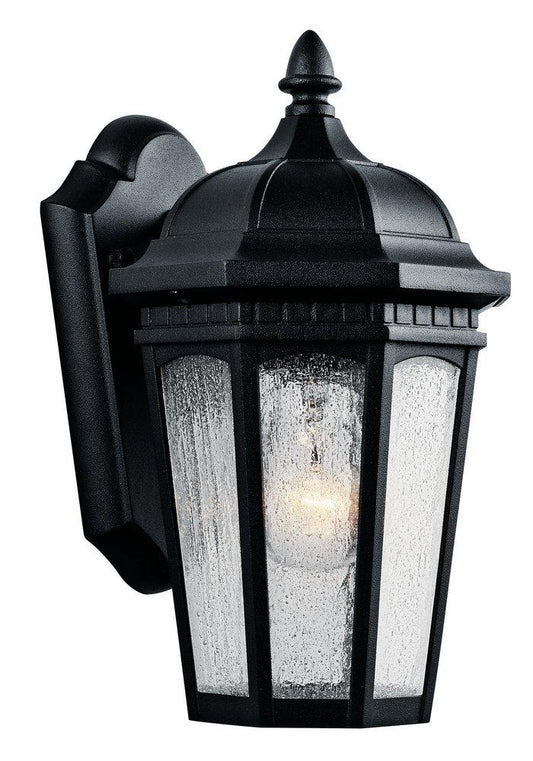 Kichler Lighting Courtyard 100W 1-Light Wall Lantern in Textured Black