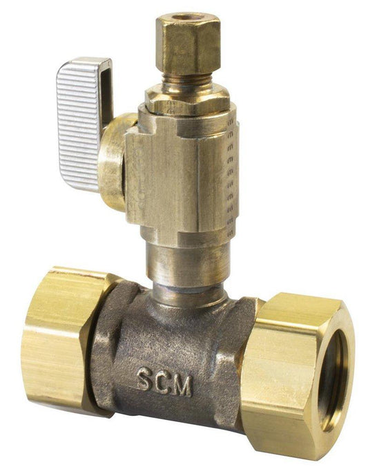 Sioux Chief Add-A-Line™ 7/8 x 7/8 x 1/4 in. OD Compression Valve Tee