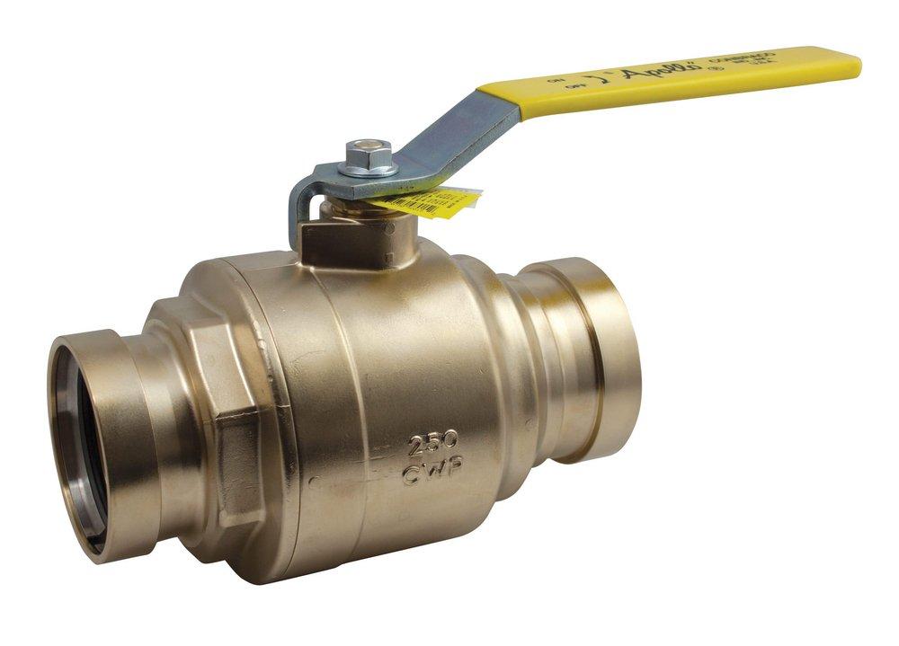 Apollo Valves 77V Series 1-1/2 in. Forged Brass Full Port Press Ball Valve