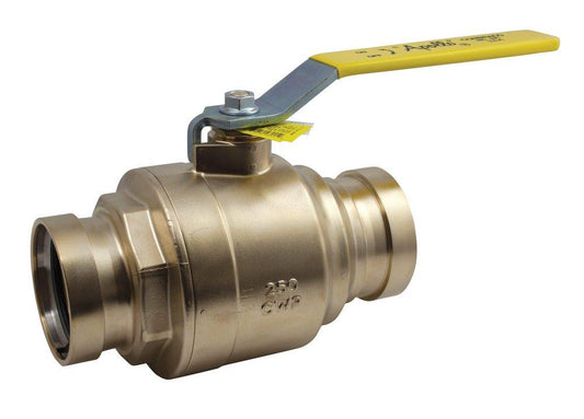 Apollo Valves 77V Series 1-1/2 in. Forged Brass Full Port Press Ball Valve