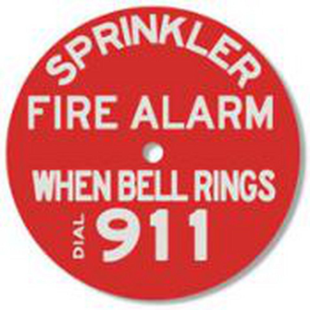 7 in. Aluminum Fire Alarm Sign
