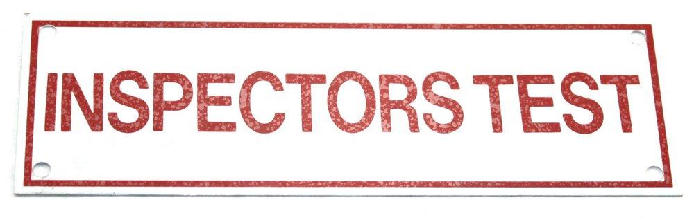 6 x 2 in. Aluminum Fire Sprinkler Sign