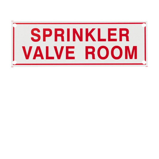 6 x 2 in. Aluminum Fire Sprinkler Sign