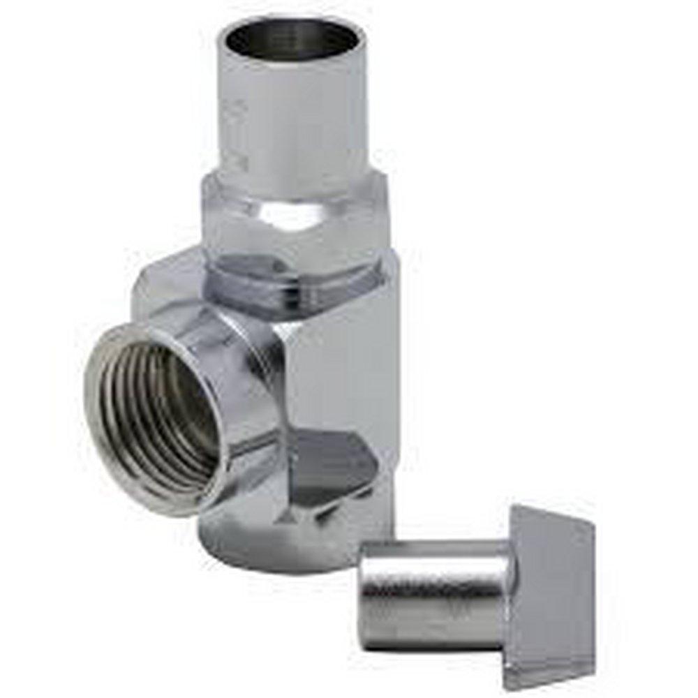 1/2 in. IPS Loose Key Angle Supply Stop Valve in Chrome Plated