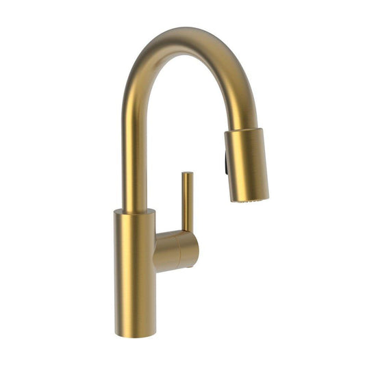 Newport Brass East Linear Single Handle Bar Faucet in Satin Bronze - PVD