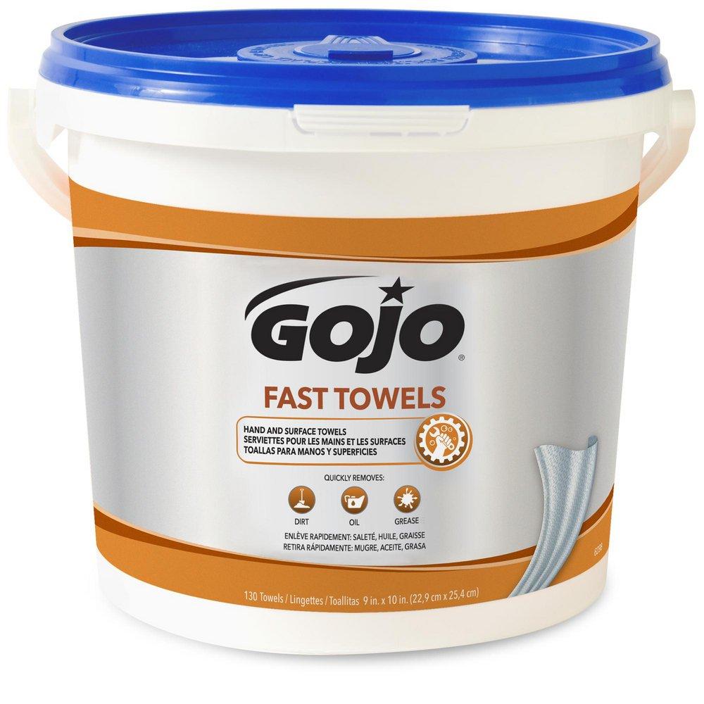 GOJO Fast Towels 130-Bucket Fast Head Hand Towel