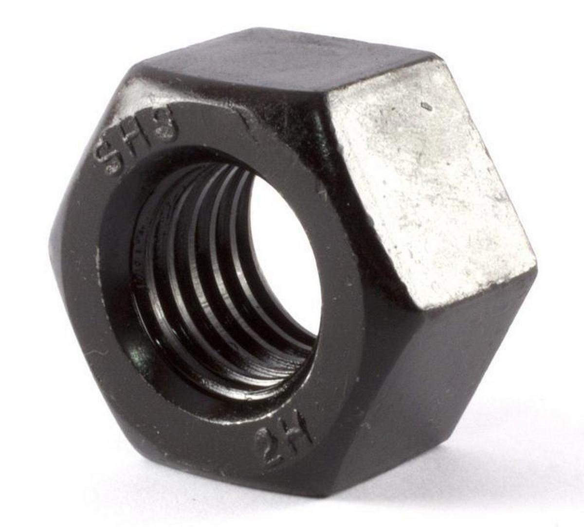 5/8 in. Black Steel Hex Nut