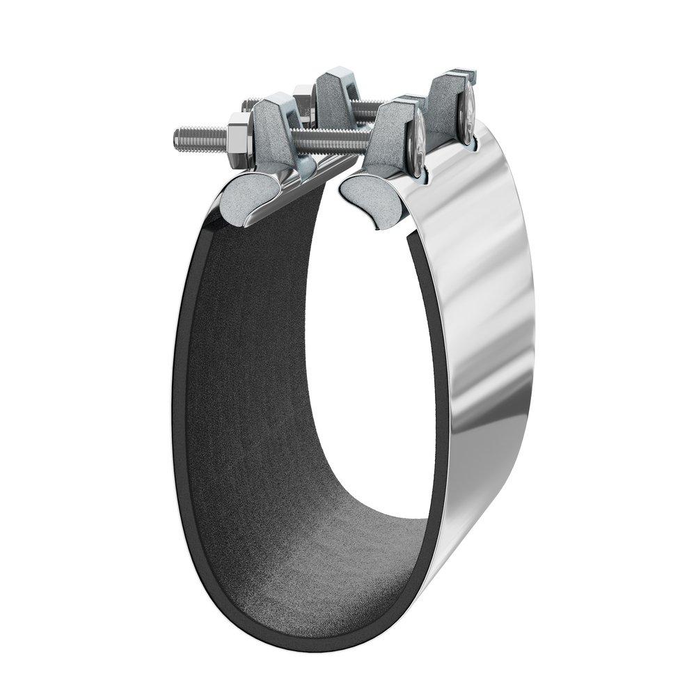 2 x 6 in. Stainless Steel Repair Clamp