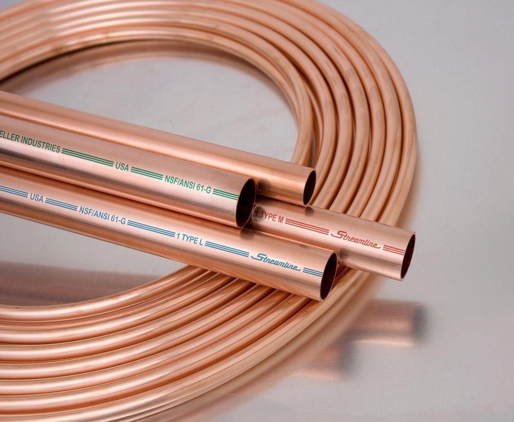 2 in. x 5 ft. Copper Type L Hard Tube