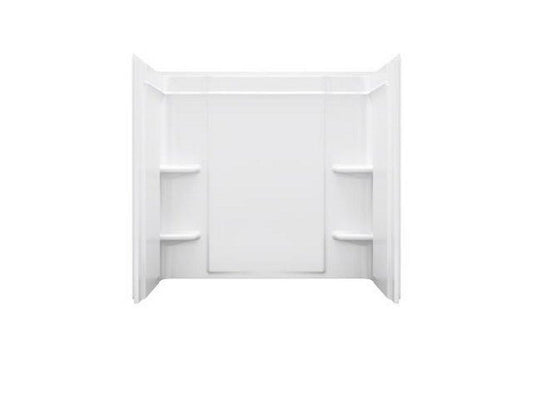 Sterling Ensemble™ Medley® 60 x 32 x 56-1/4 in. Tub & Shower Wall Set in White