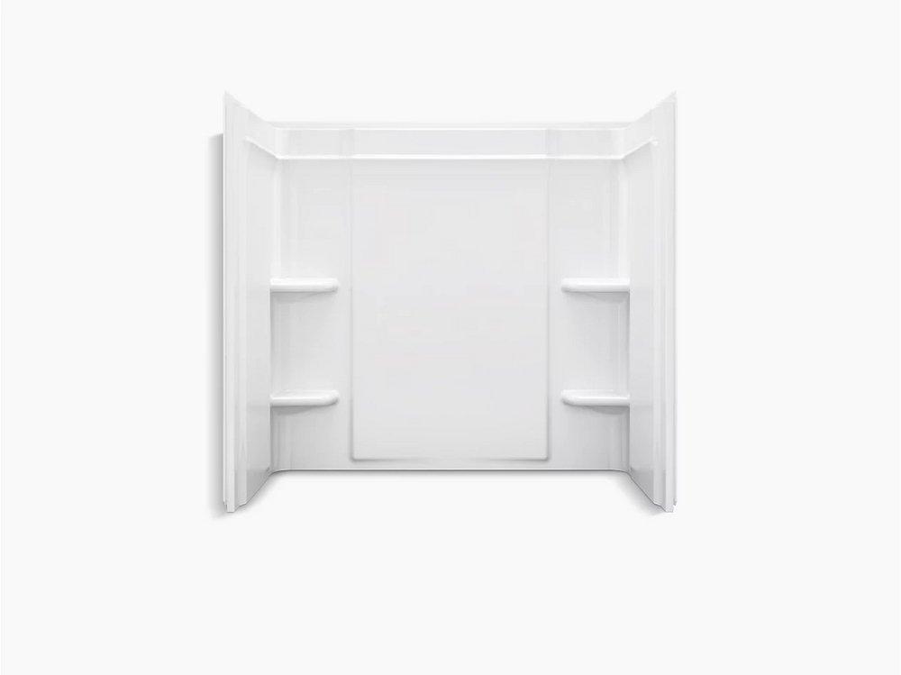 Sterling Ensemble™ Medley® 60 x 30 x 73 in. Tub & Shower Wall Set in White