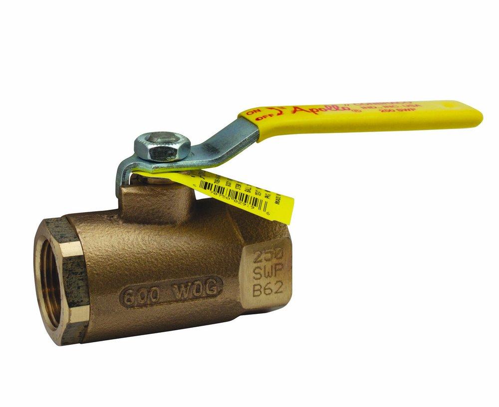 Apollo Valves 70B-140 Series 3/4 in. Bronze Standard Port Threaded 600# Ball Valve
