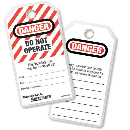 5-3/4 in. Do Not Operate Safety Tag