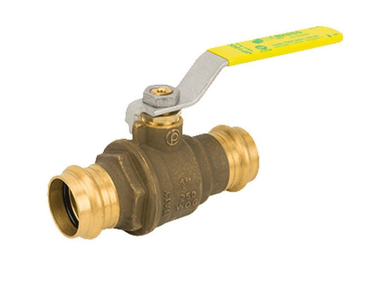 Jomar International JP-100G 3/4 in. Brass Full Port Press 250# Ball Valve
