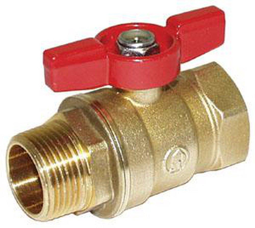 Legend Valve & Fitting T-900NL 1/8 in. Forged Brass Standard Port MNPT x FNPT 400# Ball Valve
