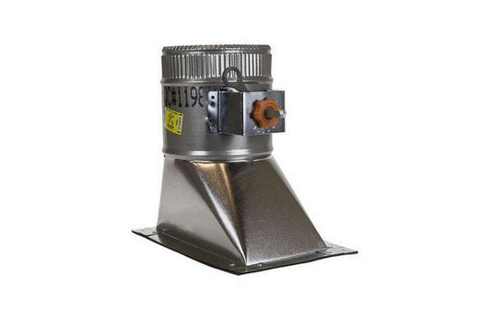 8 in. Duct Round Takeoff Galvanized Steel in Rectangular Duct