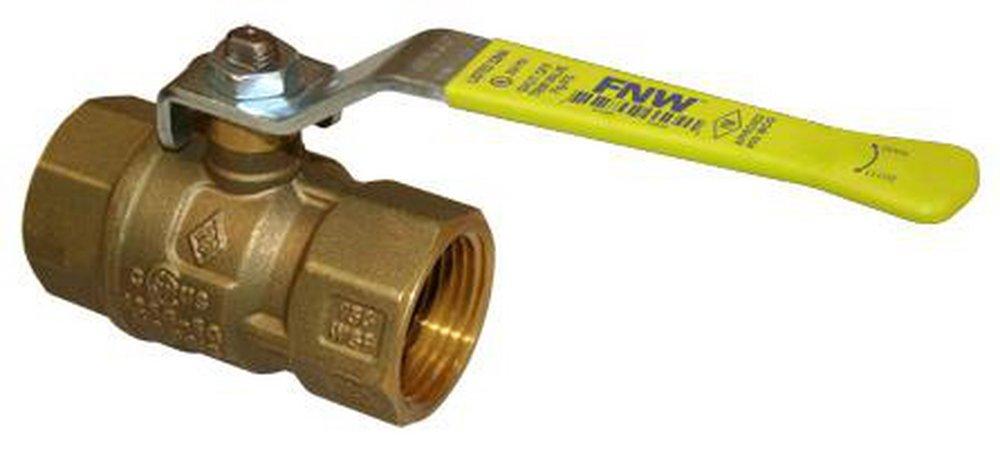 FNW® Figure 415 1 in. Brass Full Port FPT 600# Locking Lever Ball Valve