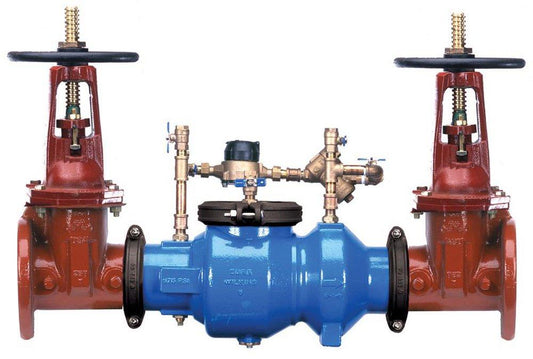 Zurn Wilkins Model 350ADA 4 in. Epoxy Coated Ductile Iron Flanged 175 psi Backflow Preventer