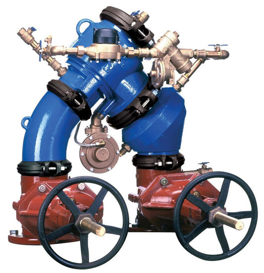 Zurn Wilkins Model 475DA 8 in. Epoxy Coated Ductile Iron Flanged 175 psi Backflow Preventer