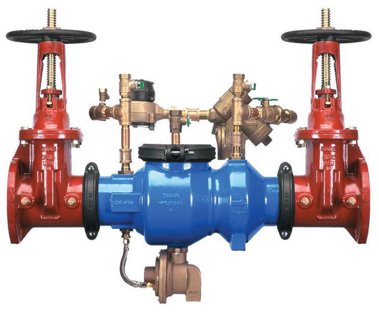 Zurn Wilkins 375ADA 8 in. Epoxy Coated Ductile Iron Flanged 175 psi Backflow Preventer