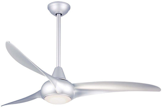 Minka Aire Light Wave 52 in. 3-Blade Indoor Ceiling Fan in Silver